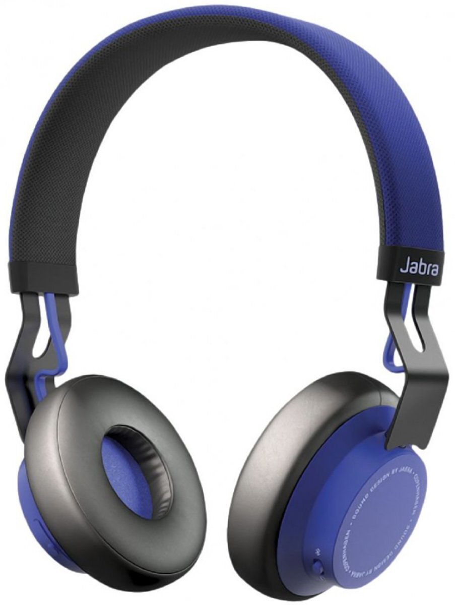 Jabra MOVE Wireless On Ear Headphones - Blue 100-96300001-40