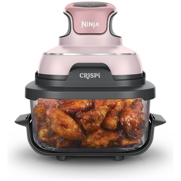 Ninja Crispi 4-in-1 Portable Glass Air Fryer Pink FN101PKANZ