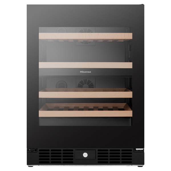 Hisense 46 Bottle Dual-Zone Wine Cabinet Black HRWC46B