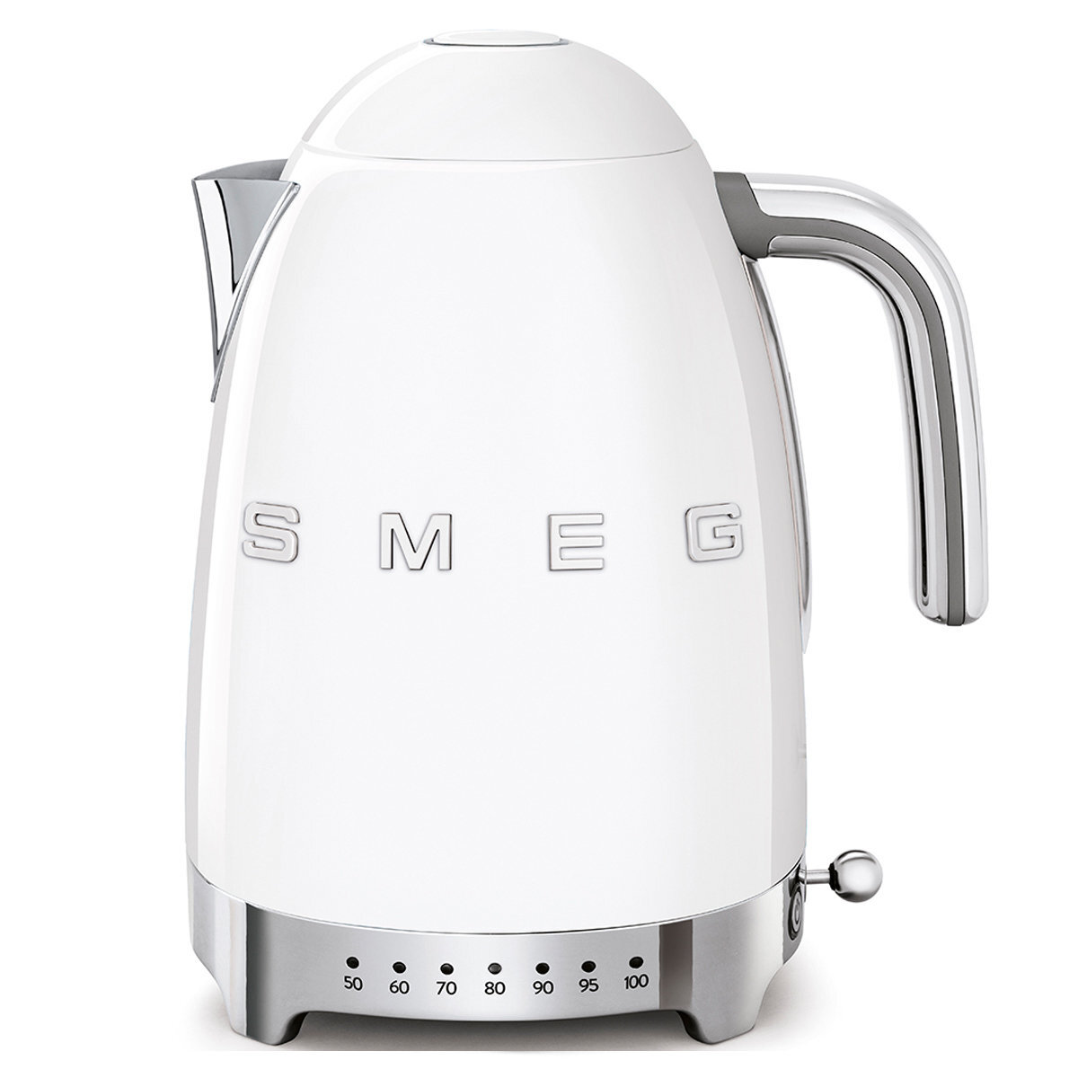 Smeg 50s Retro Style Temperature Control Electric Kettle White