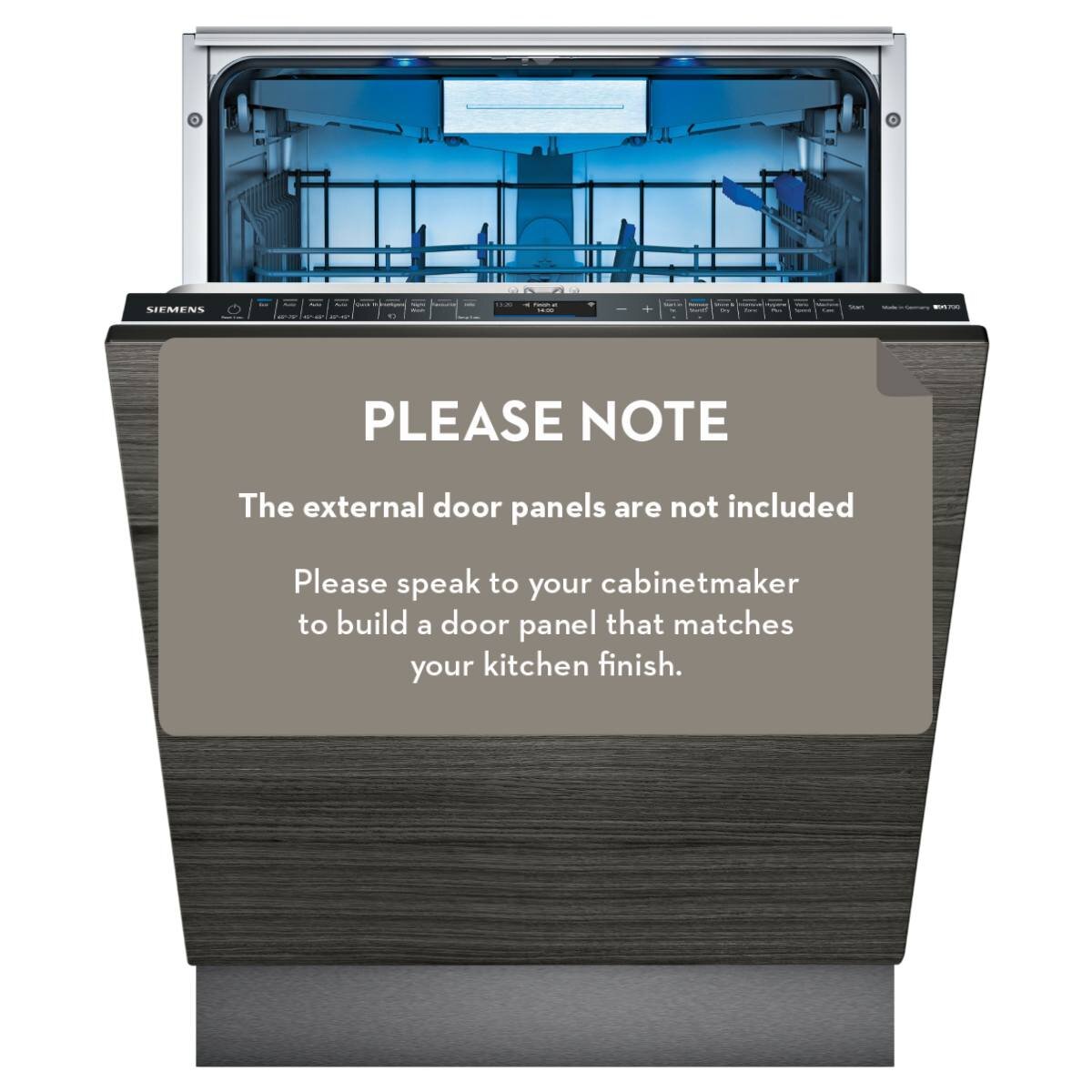 Siemens iQ700 60cm Fully Integrated Dishwasher SX97ZX01CA Appliances Online Commercial