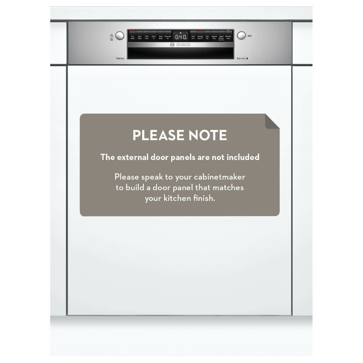 Bosch integrated shop dishwasher series 4