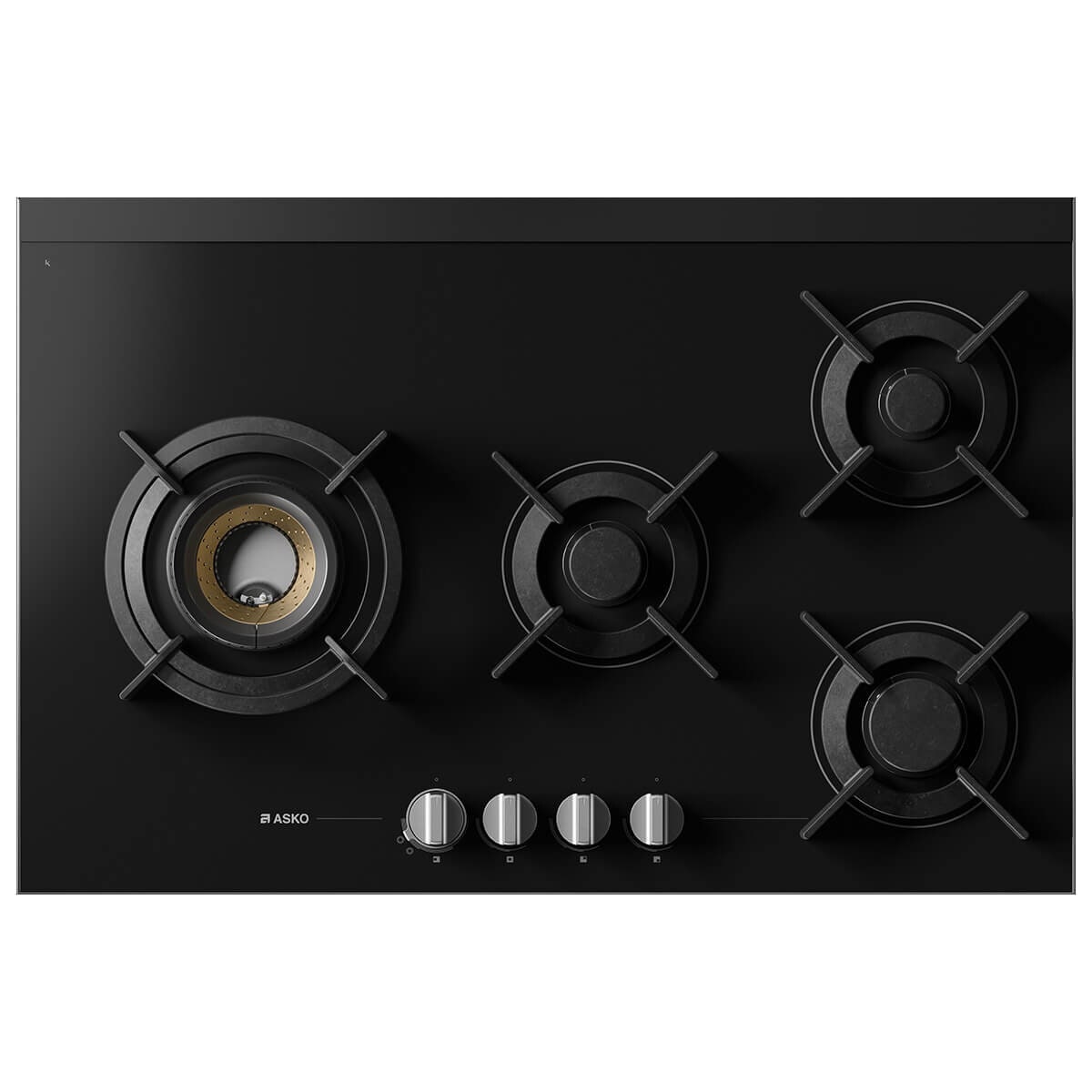 ASKO 80cm Natural Gas 4 Burner Cooktop with Fusion Volcano Burner