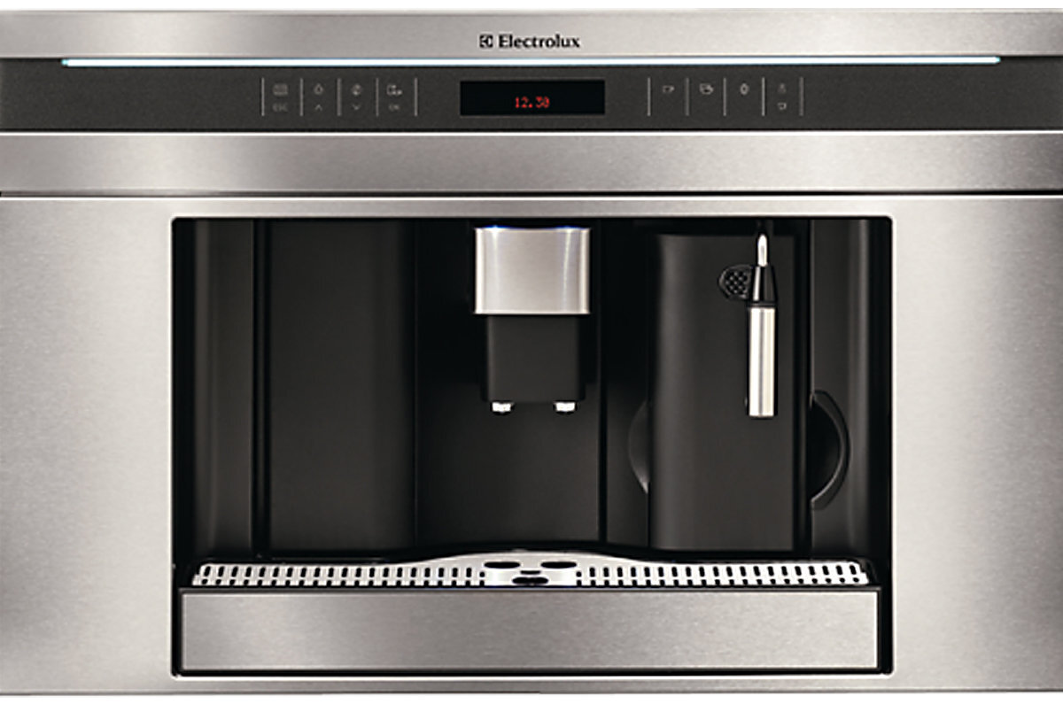 Electrolux built shop in coffee machine