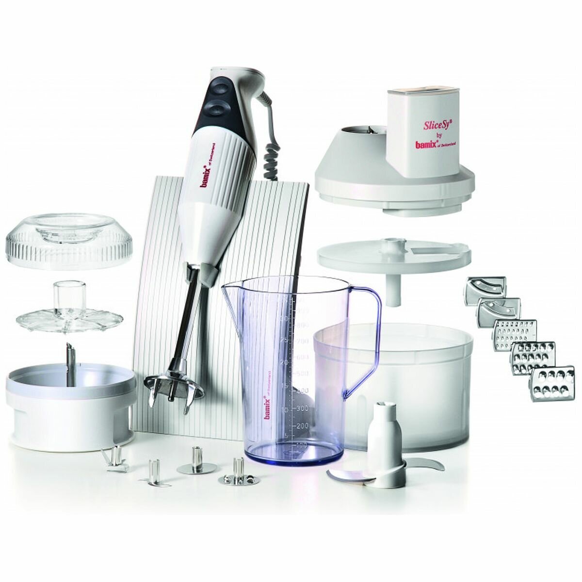 Bamix SwissLine Superbox Immersion Blender 200W Light Grey 76095 Appliances Online Commercial