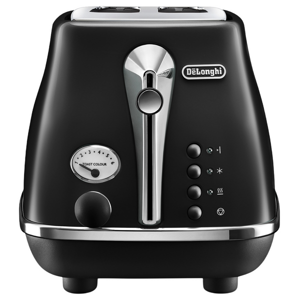 Delonghi Icona Capitals 2 Slice Toaster Auckland Black CTOC2003BK