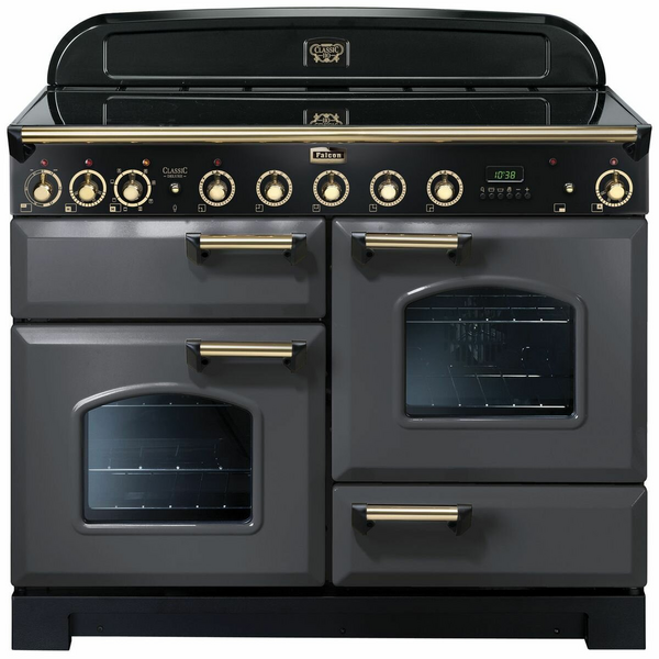 Falcon 110cm Classic Deluxe Freestanding Induction Oven Stove Slate Special Order CDL110EISLBR Appliances Online Commercial