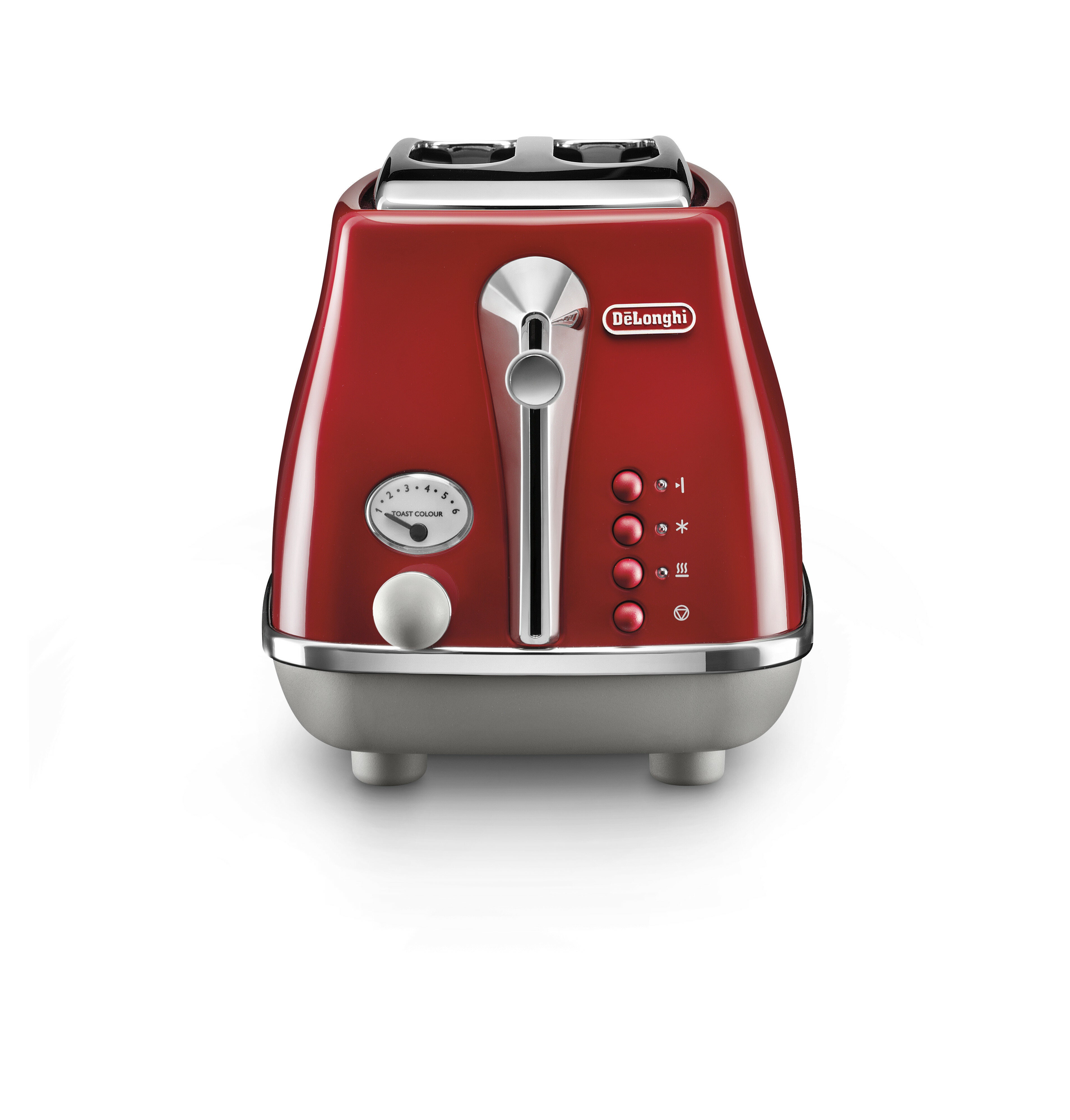 Delonghi Icona Capitals Two Slice Toaster Tokyo Red CTOC2003R 
