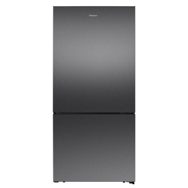 Hisense 503L EcoVision Bottom Mount Fridge Dark Stainless Steel