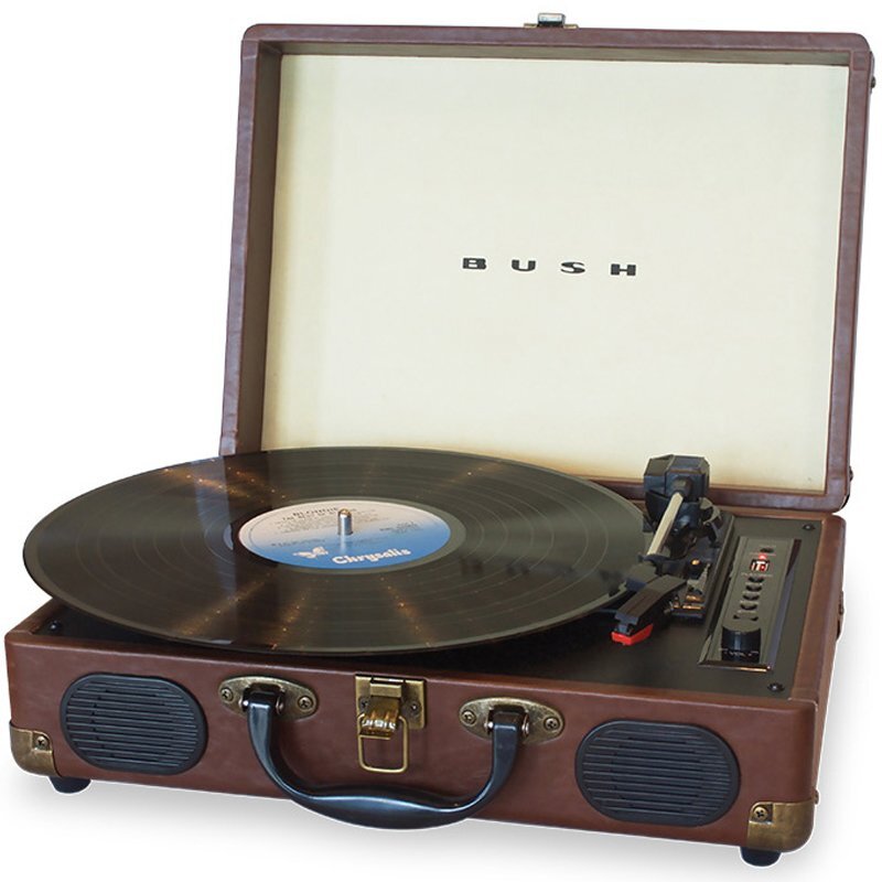 Bush turntable deals with speakers