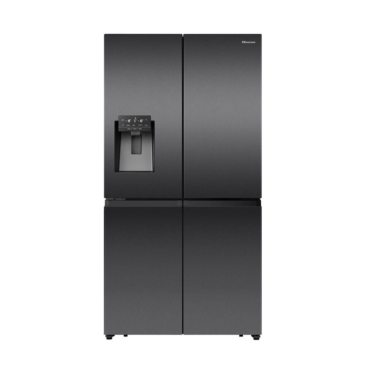 Hisense 585L PureFlat Eclipse Refrigerator Dark Stainless Steel