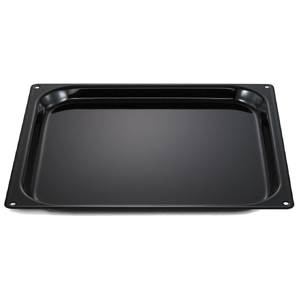 Black enamelled baking dish