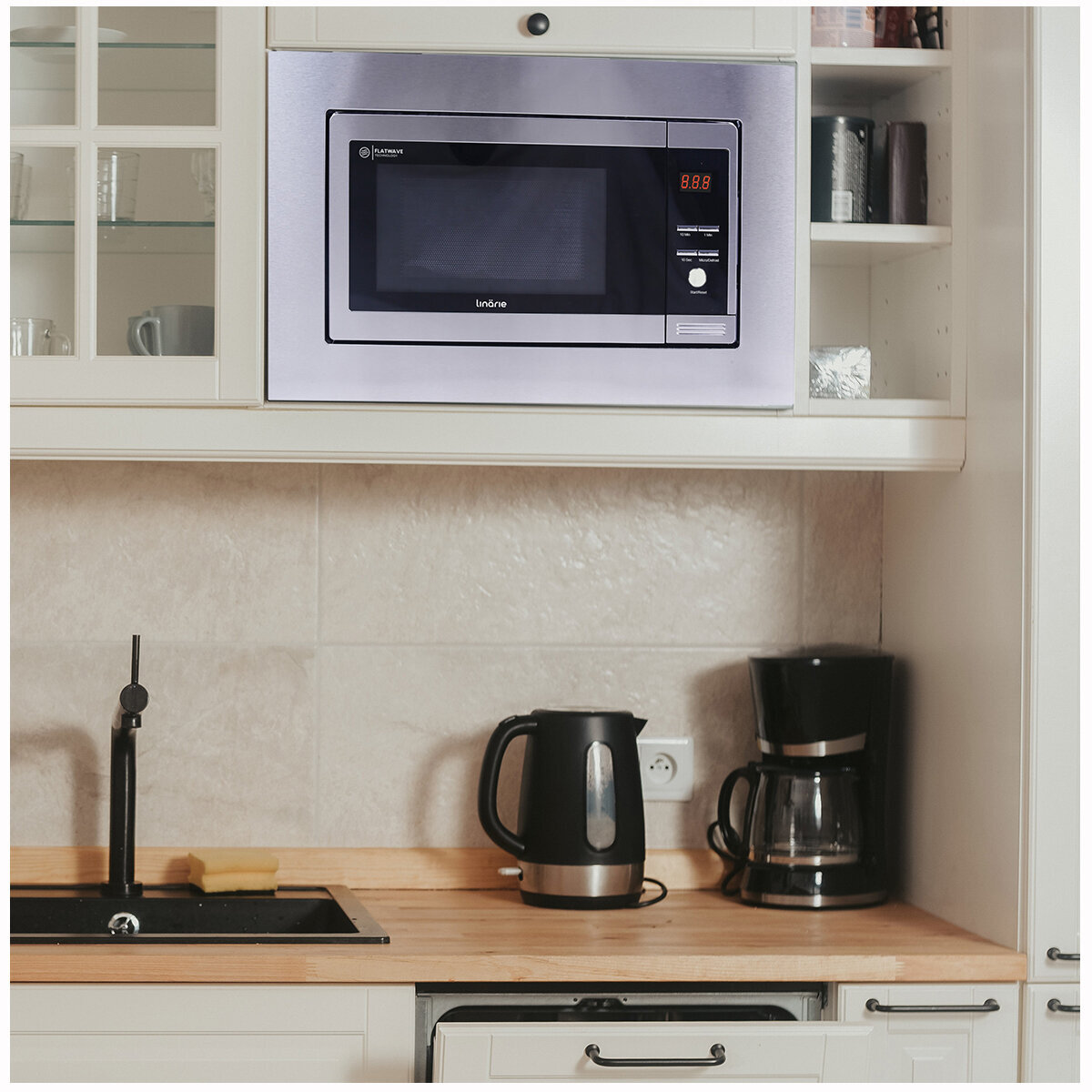 Flatbed integrated microwave on sale