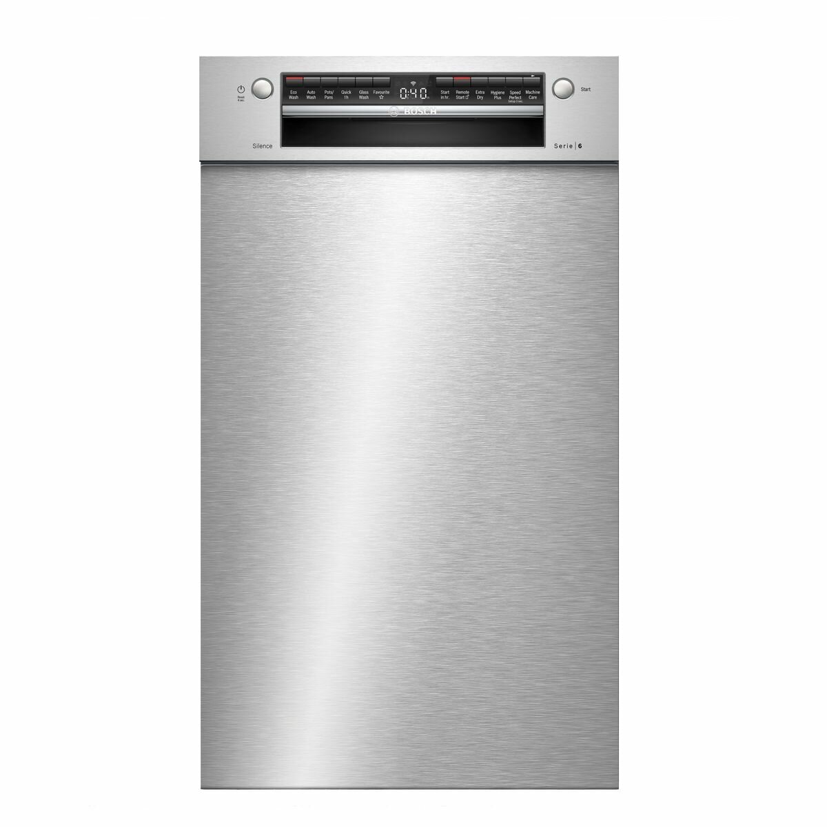 Bosch 45cm stainless steel freestanding sales dishwasher