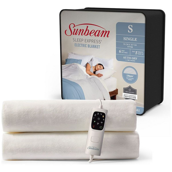 Sunbeam Sleep Express Electric Single Blanket BLE4821 Appliances - Main Image