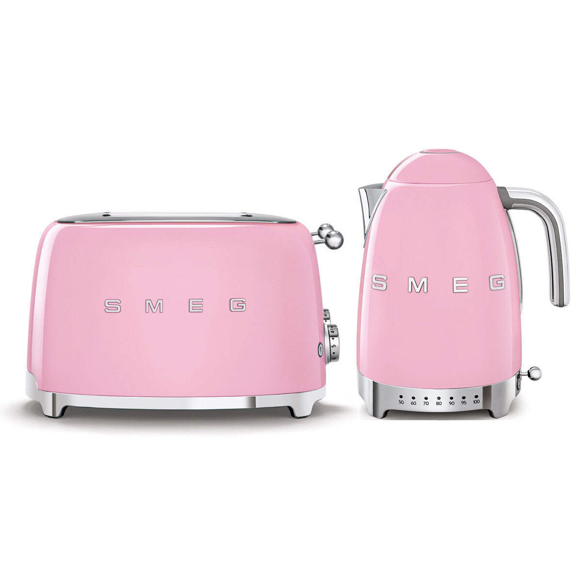 Pink smeg sale kitchen appliances