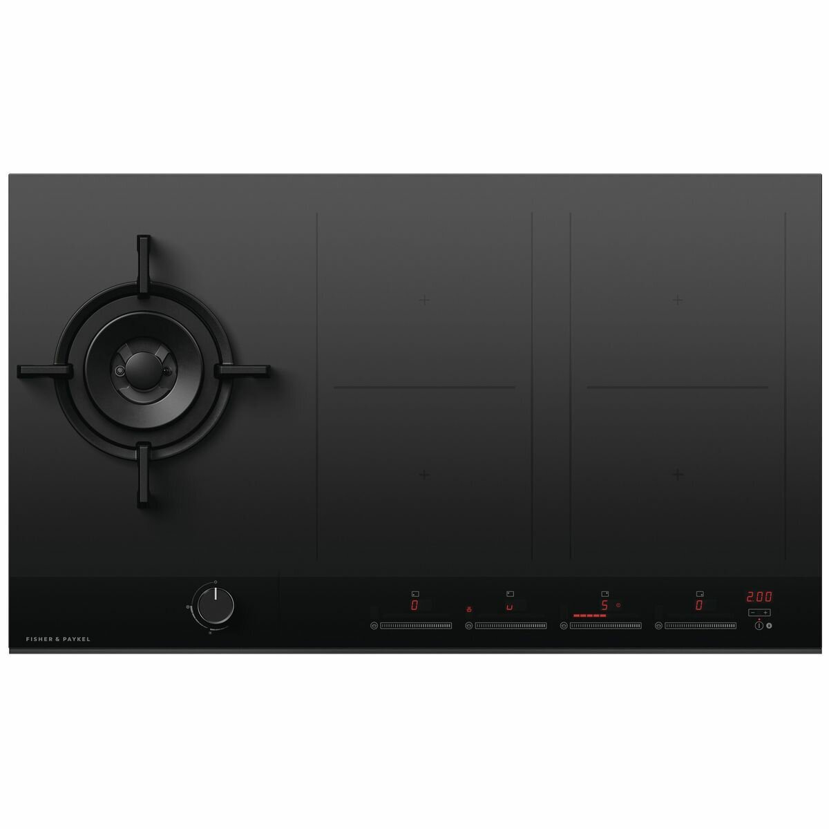 Fisher Paykel 90cm Natural Gas and Induction Cooktop with Wok