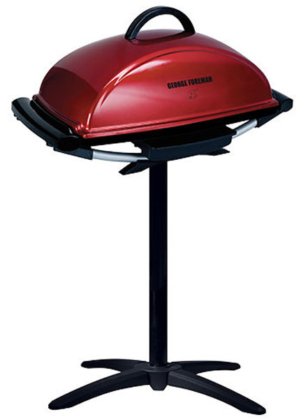 George Foreman Indoor Outdoor Electric BBQ with Grill GGR201RAU Appliances Online Commercial