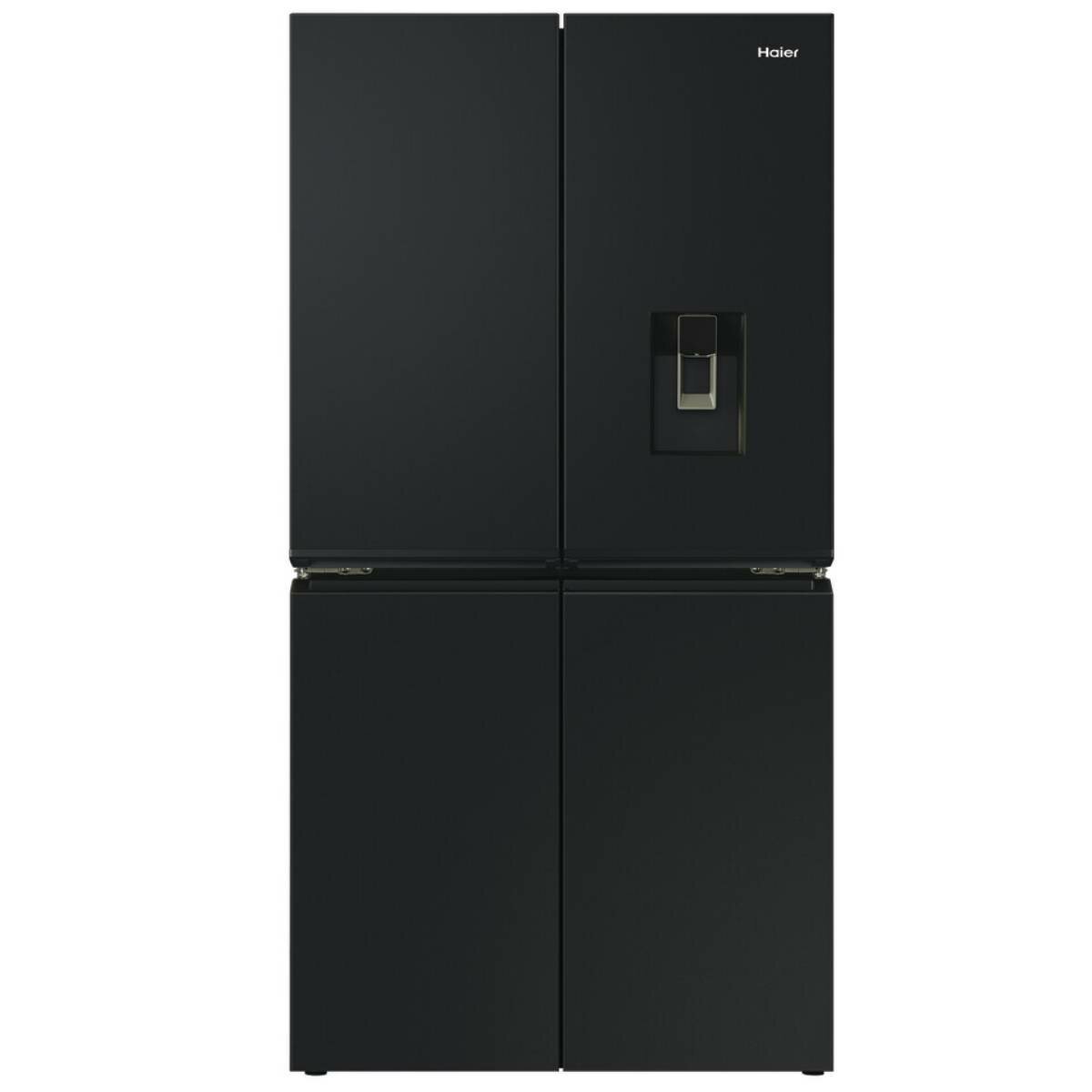 Haier 623L Quad Door Refrigerator with Ice and Water Black