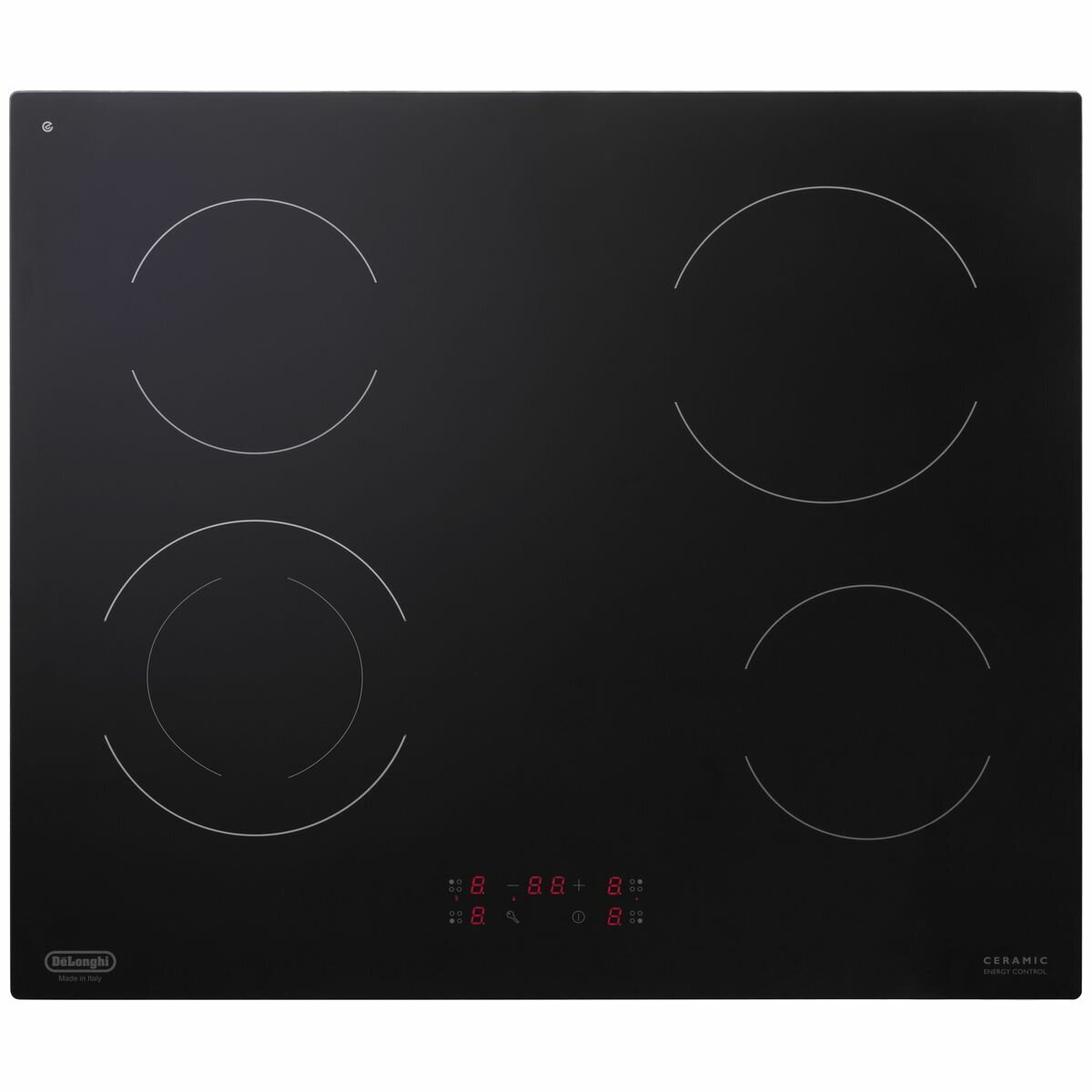 Delonghi 60cm 4 Zone Ceramic Cooktop PVC61N Appliances Online