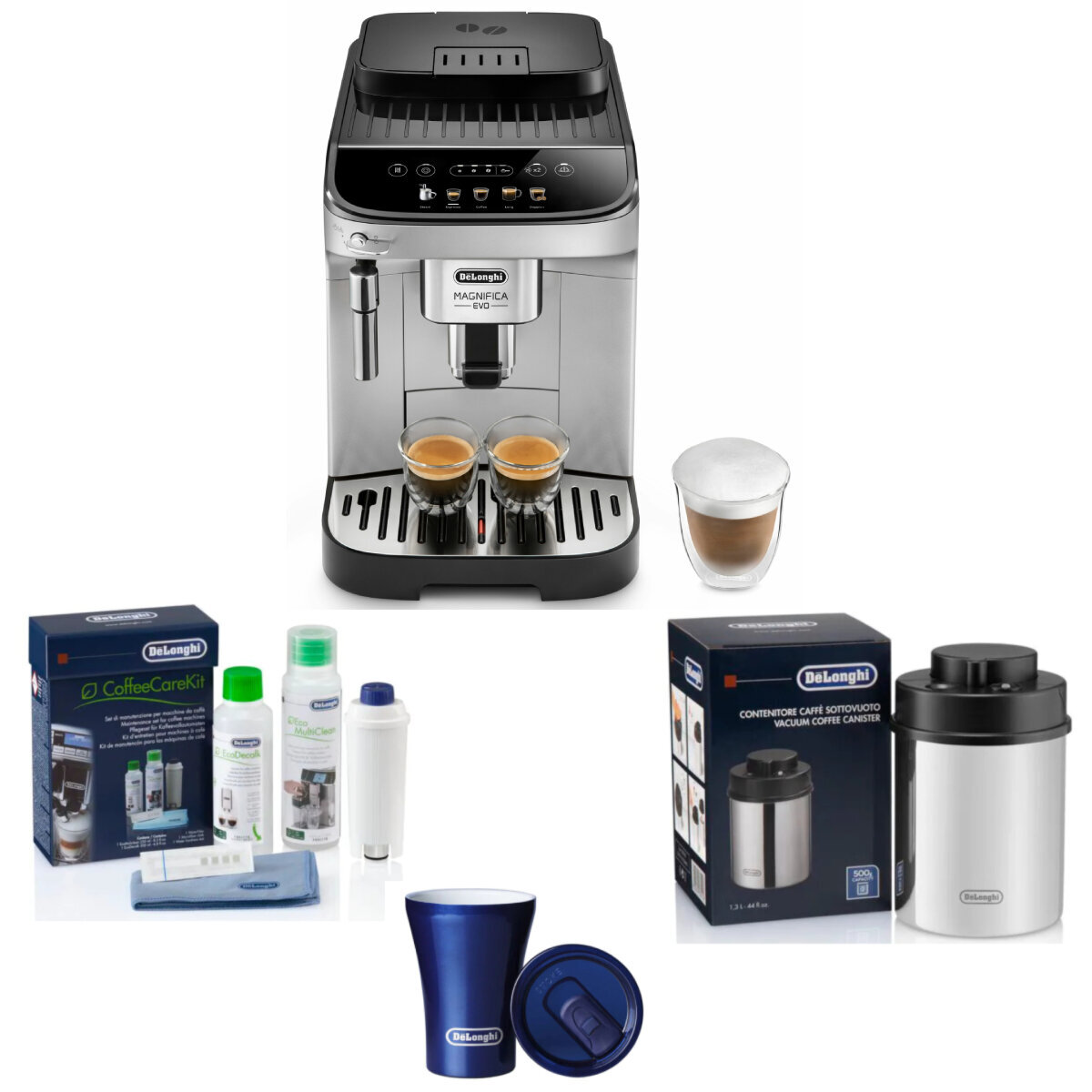 Delonghi Magnifica Evo Fully Automatic Coffee Machine Package