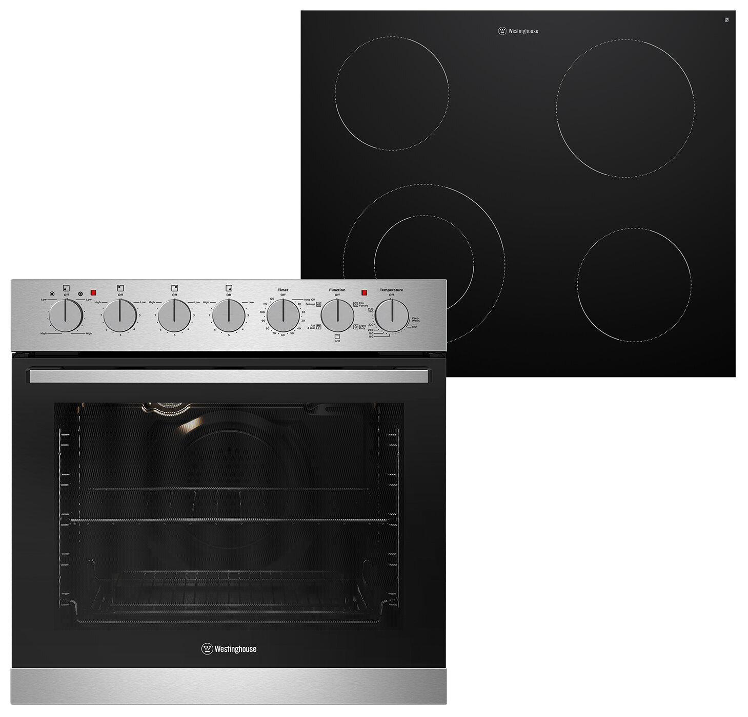 Electric oven new arrivals with ceramic hob