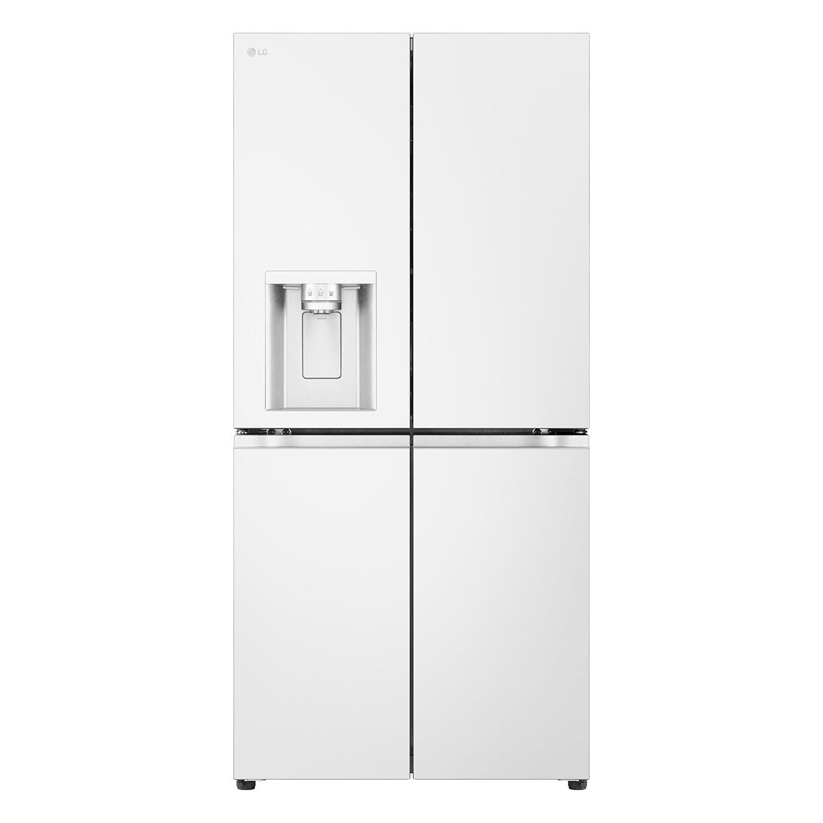 LG 506L French Door Fridge with Ice and Water Dispenser White GF
