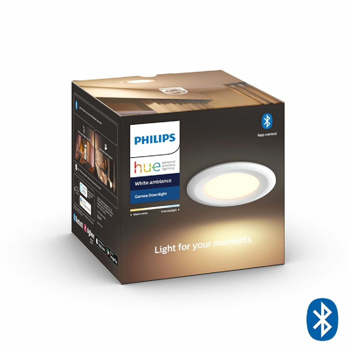 Philips Hue White Ambient Downlight With Bluetooth HUEWADWNLTBT