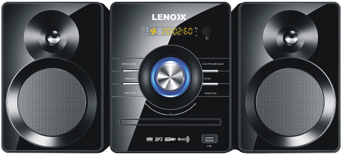 Lenoxx DVD Hi-Fi System with Bluetooth 