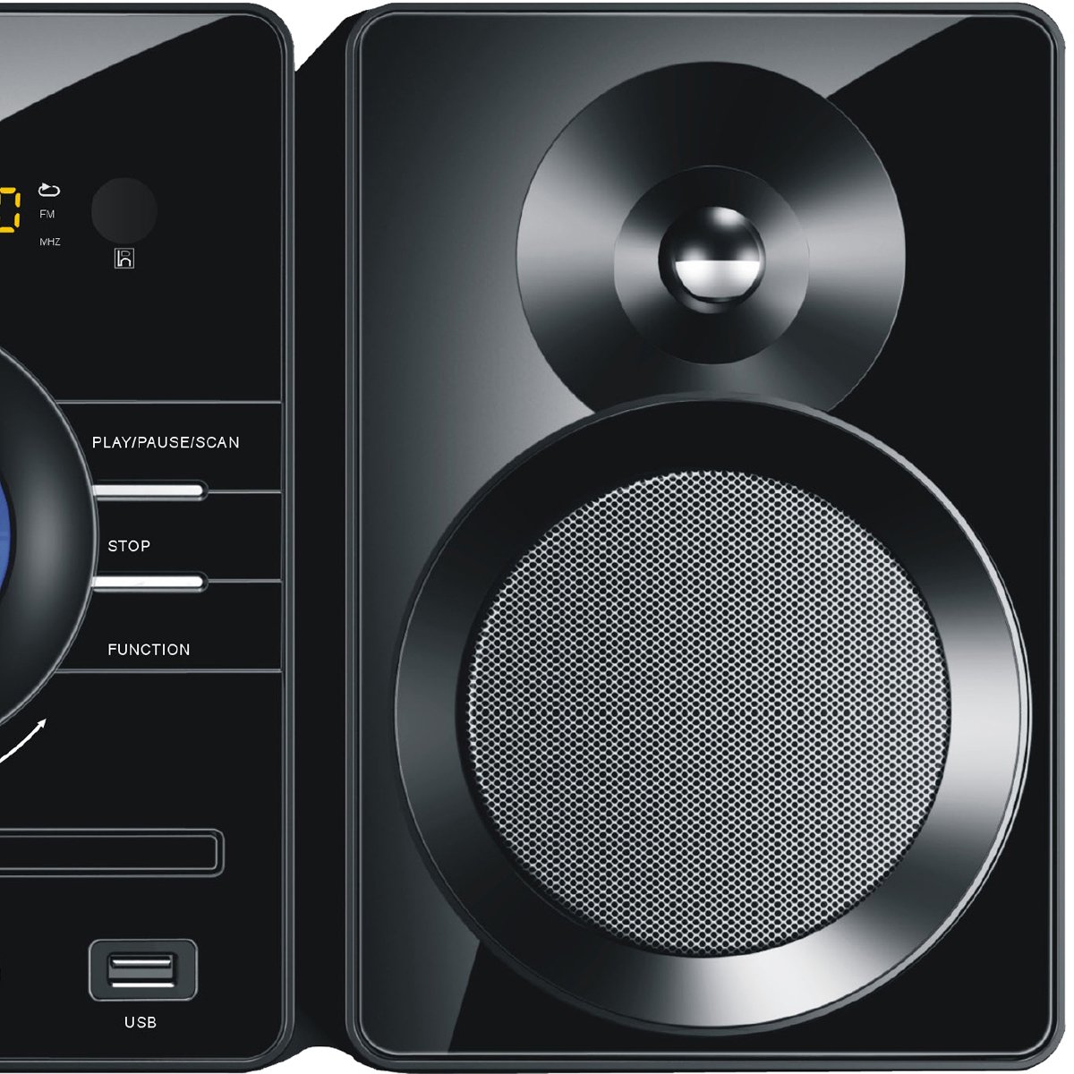 Lenoxx DVD Hi-Fi System with Bluetooth 