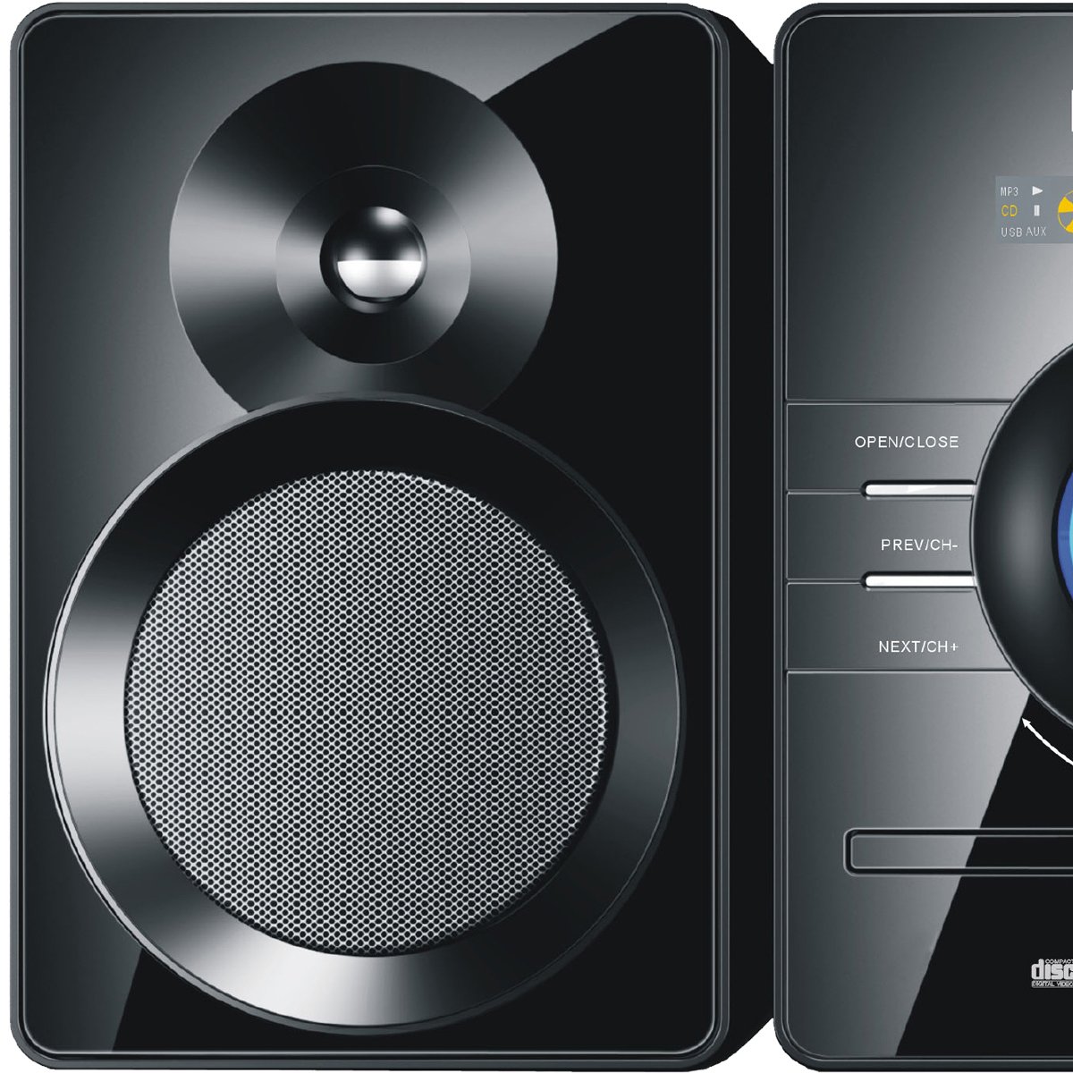 Lenoxx DVD Hi-Fi System with Bluetooth 