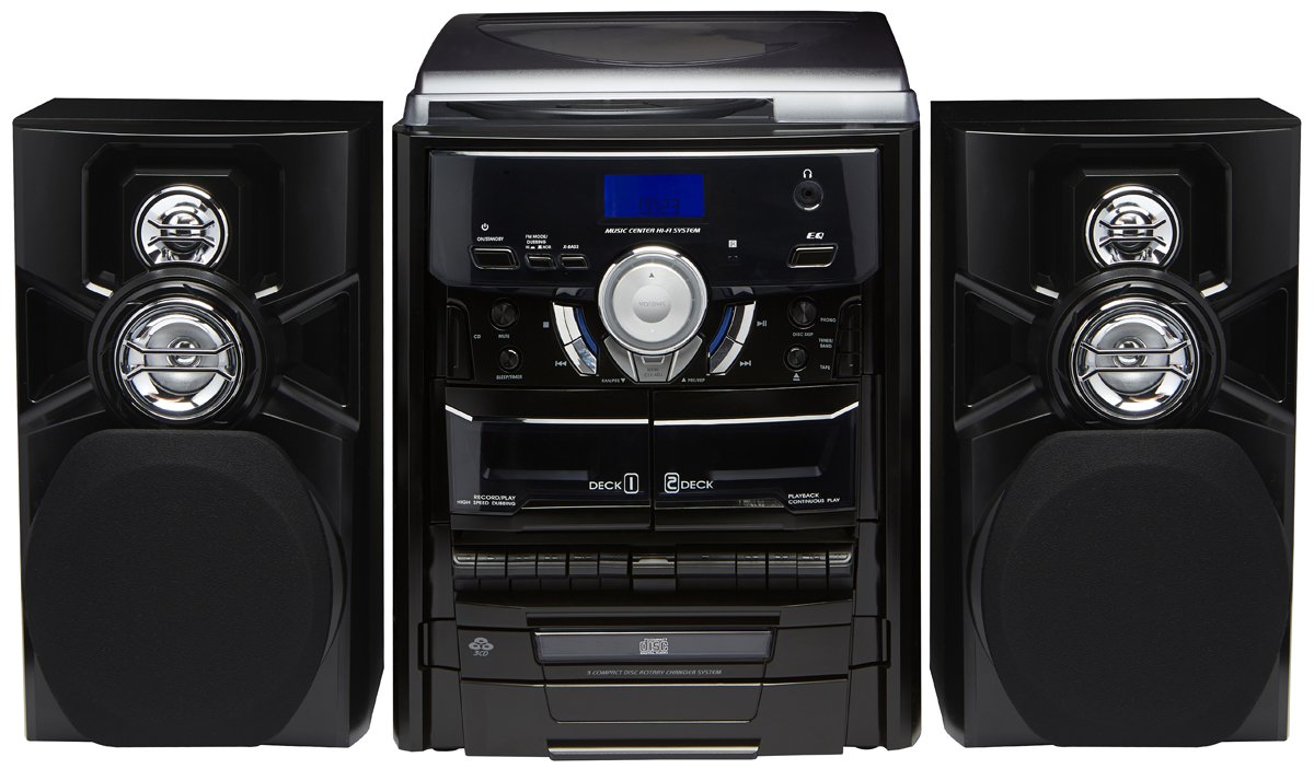 Lenoxx Mini Hi-Fi System with 3-Speed 