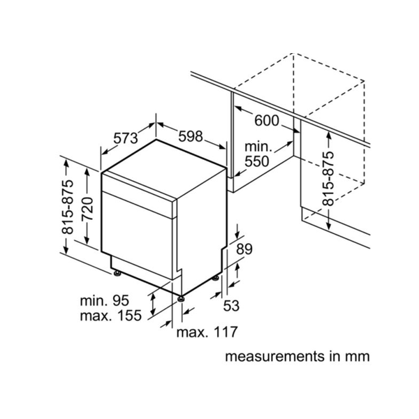 bosch dishwasher smu50e75au