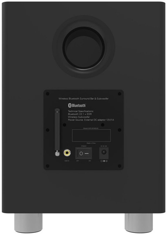 laser soundbar with wireless sub
