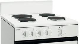 chef upright stove electric