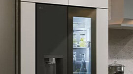 LG 508L InstaView Refrigerator GF-V500MBLC - CARTON DAMAGED