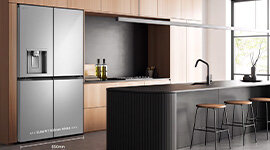 LG 5506L Slim French Door Fridge with Non-Plumbed Ice & Water Dispenser